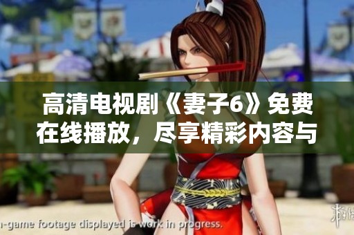 高清电视剧《妻子6》免费在线播放，尽享精彩内容与视听盛宴