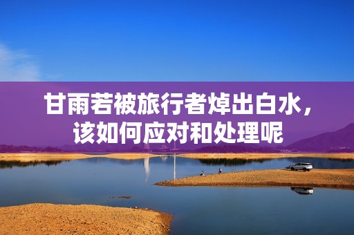 甘雨若被旅行者焯出白水，该如何应对和处理呢