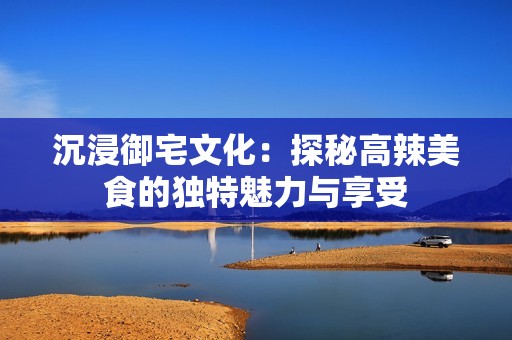 沉浸御宅文化：探秘高辣美食的独特魅力与享受