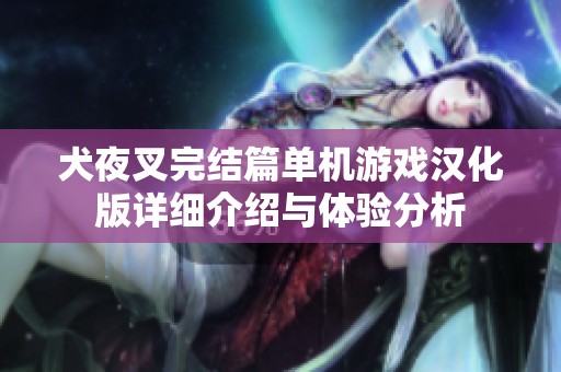 犬夜叉完结篇单机游戏汉化版详细介绍与体验分析