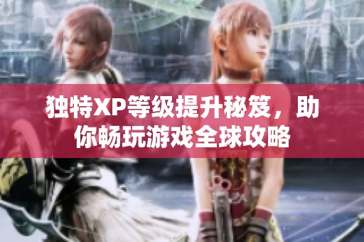 独特XP等级提升秘笈，助你畅玩游戏全球攻略