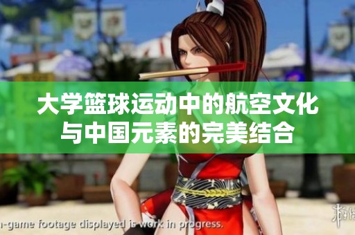 大学篮球运动中的航空文化与中国元素的完美结合