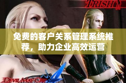 免费的客户关系管理系统推荐，助力企业高效运营