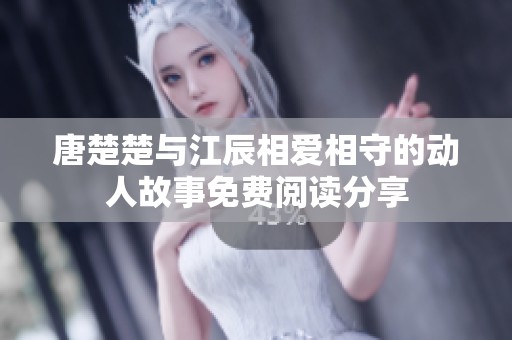 唐楚楚与江辰相爱相守的动人故事免费阅读分享