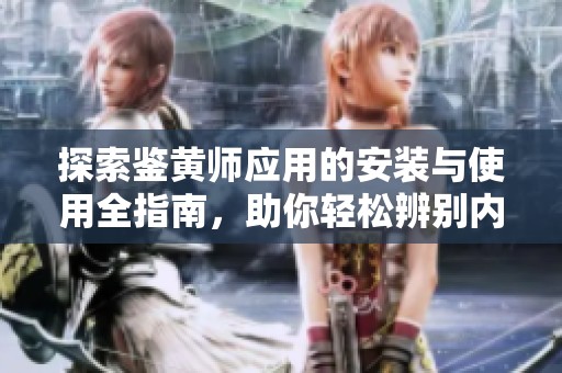 探索鉴黄师应用的安装与使用全指南，助你轻松辨别内容安全性