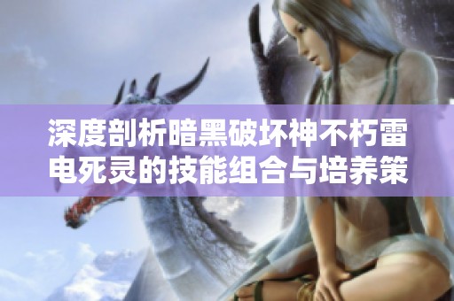深度剖析暗黑破坏神不朽雷电死灵的技能组合与培养策略