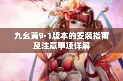 九幺黄9·1版本的安装指南及注意事项详解