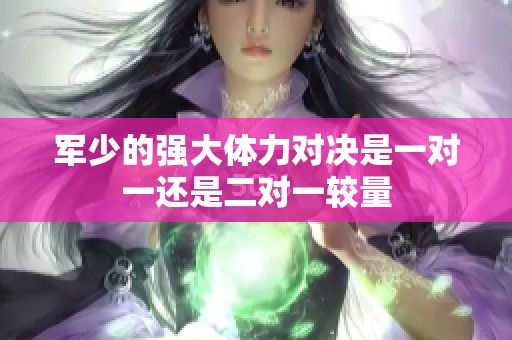 军少的强大体力对决是一对一还是二对一较量