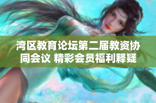 湾区教育论坛第二届教资协同会议 精彩会员福利释疑